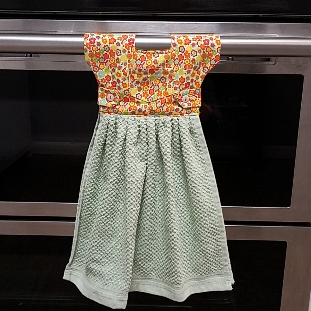 Multicolor Summer Floral Hanging Towel Dress
